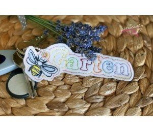 Stickdatei - ITH Anhänger Biene